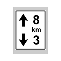 916 Avstandsmarkering (en-sidig)
