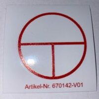 Etikett for ID merking av nødlys