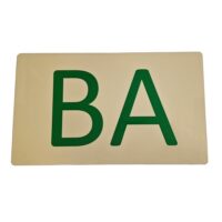 BOKSTAVKODE rømningsdør