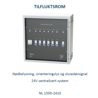 Systemdokument nødlys tilfluktsrom