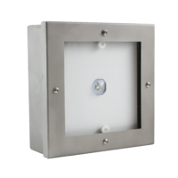 KASTRA ledelys i V2A rustfritt stål eller hvit stålplate med LiFePO4 batteri eller sentralisert