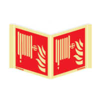 Skilt N1254 brannslange plog