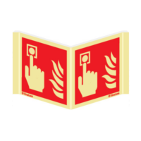 Skilt N1255 manuell melder plog