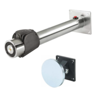 Dørholdemagnet 400N med 450/475mm arm, utløserknapp og anker