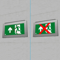 5021SX er en robust adaptiv markeringslys med 30m leseavstand utført i 316L stål, IK08/IP66 sentralisert drift.