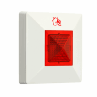 Signalgiver for tak/vegg, rød LED (uten lydgiver, IP23)