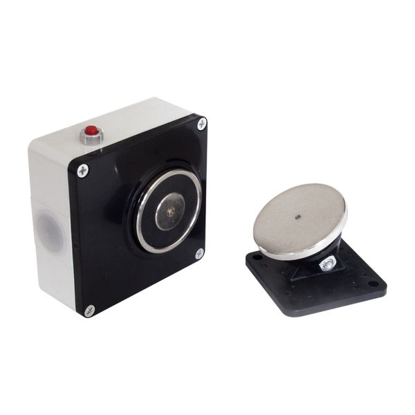 Dørholdemagnet 490-980N m/utløserknapp og anker